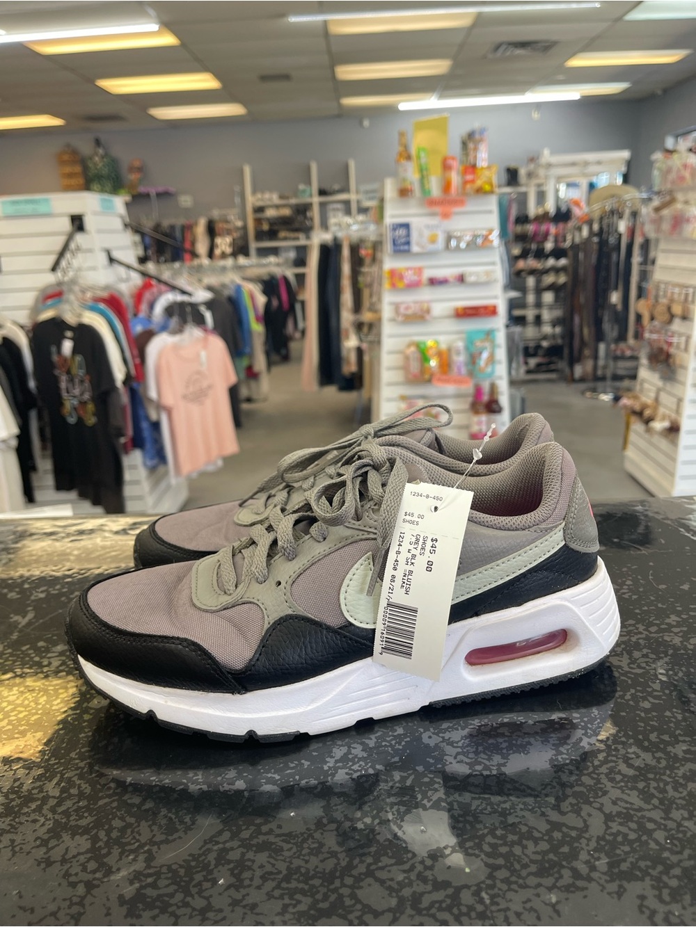 Nike Gray, Black and Grey Black Air Max-Style Women's Sneakers